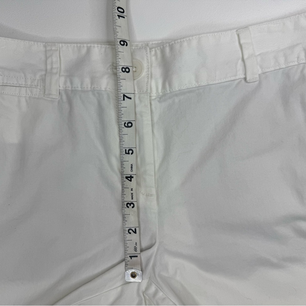 LOFT 6” 100% Cotton White Bermuda Shorts Women’s Size 2 - Picture 5 of 9